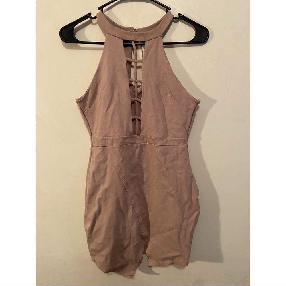 Tan Charlotte Russe Night Out Dress